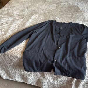 Just Love Black Lightweight Scrub Jacket